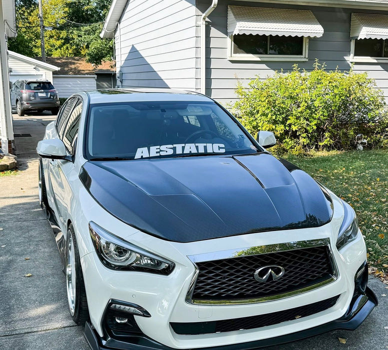 Q50 Carbon Fiber S Style Hood