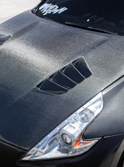 370Z Carbon Fiber VRS Style hood