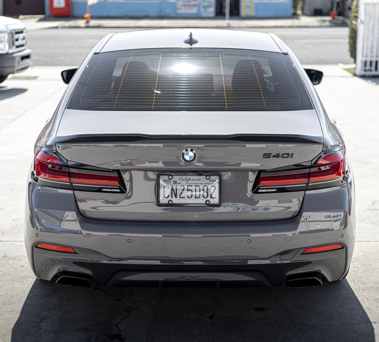 BMW G30 F90 Comp Pro Style Carbon Fiber Spoiler