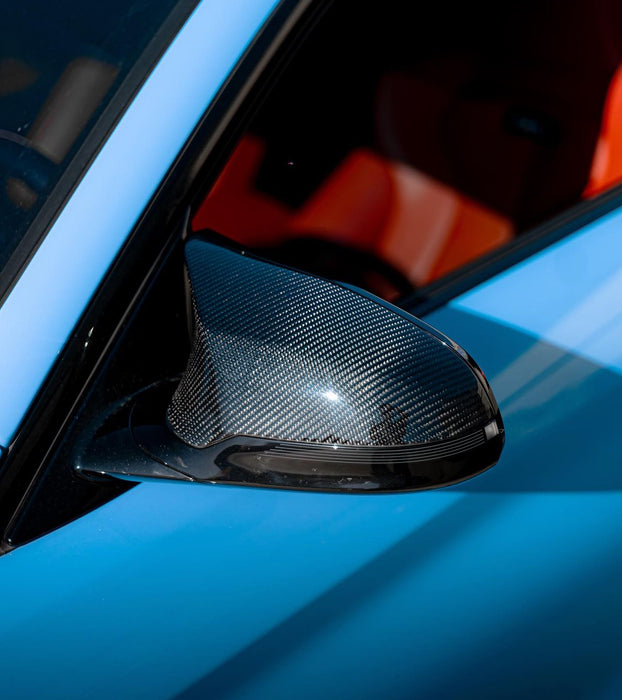 BMW F80 M3 F82 M4 Carbon Fiber M style caps