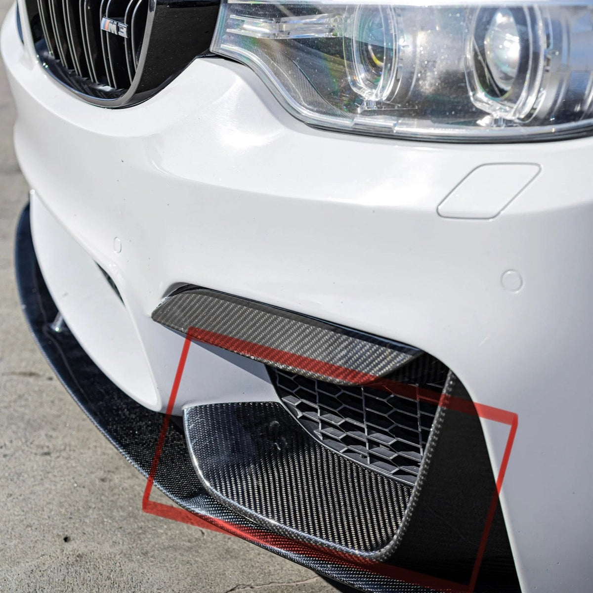 BMW F80 M3 / F82 / F83 M4 Carbon Fiber Lower Splitter — Southbay