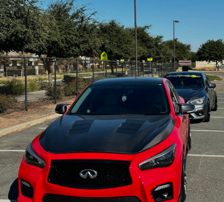 Q50 - TS Style Carbon Fiber Hood