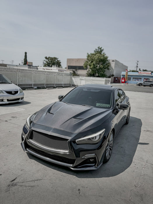 Q50 DA Carbon Fiber style Hood