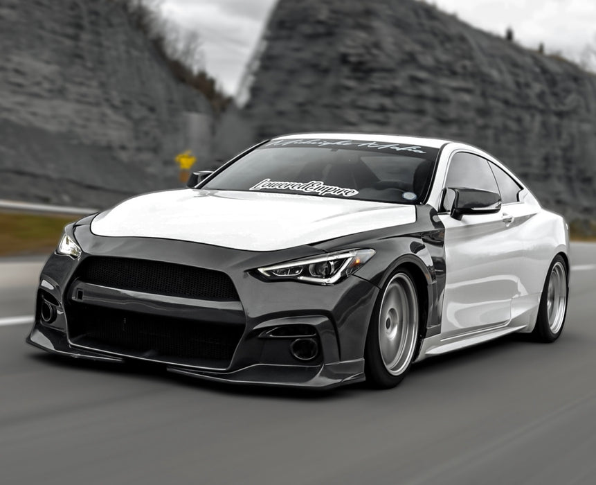 Q60 Modification Infiniti Q60 Blitz Style Front Bumper — Southbay Autoworkz