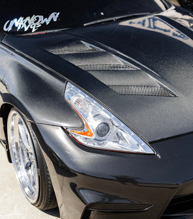 370z AMS Carbon Fiber Hood