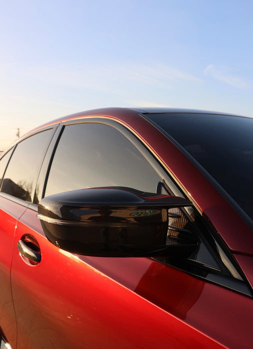 BMW G8x M style carbon Fiber mirror caps