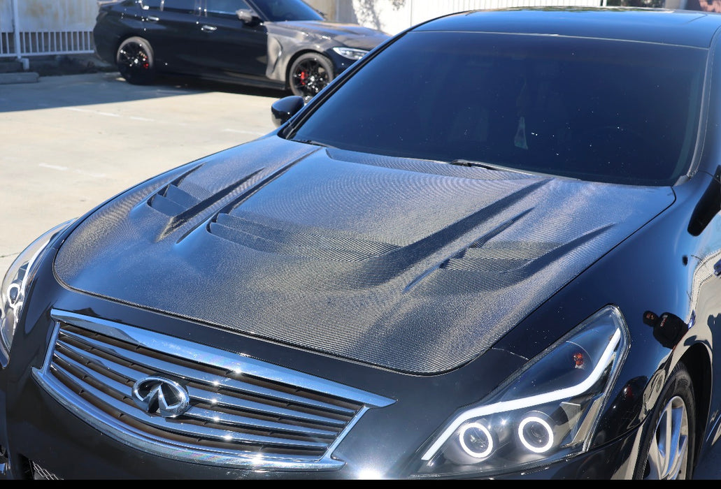 G35/G37  Sedan Apex Carbon Fiber Hood