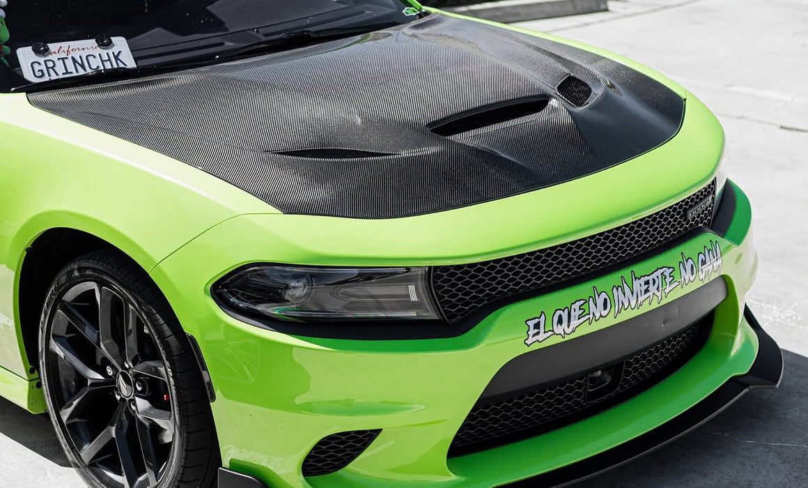 Dodge Charger SRT Style  Carbon Fiber Hood