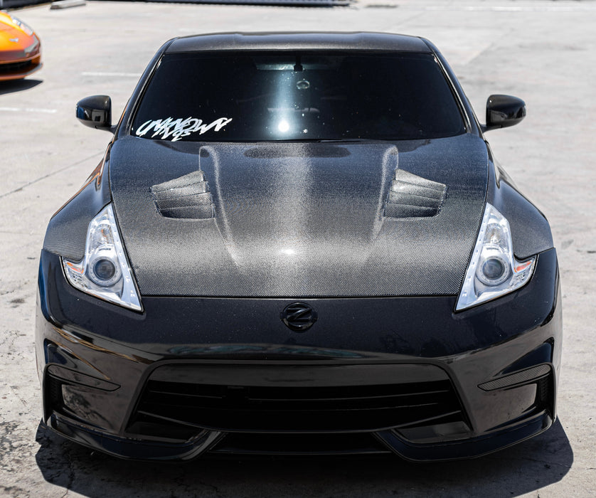 370Z Carbon Fiber VRS Style hood