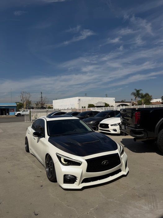 Q50 Apex Carbon Fiber Hood
