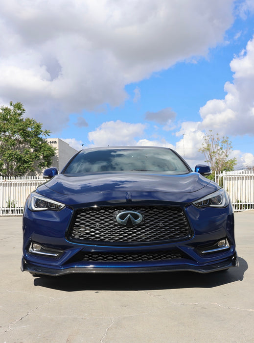 Q60 Gloss black grill outline