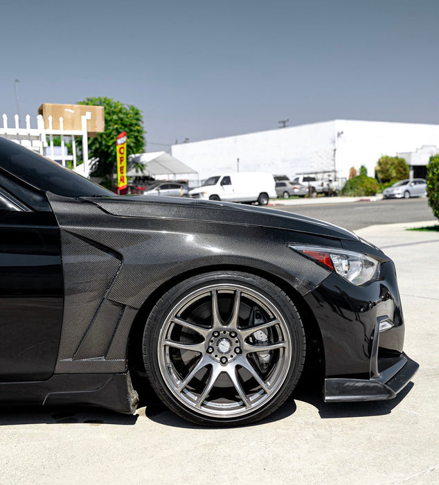 Q50 V5 Carbon Fiber Fenders