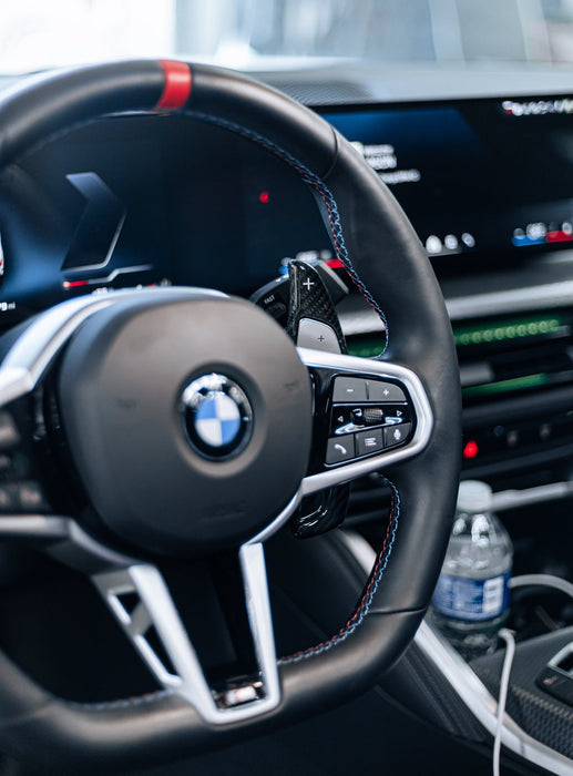 BMW Carbon Fiber Paddle Shifter Extensions