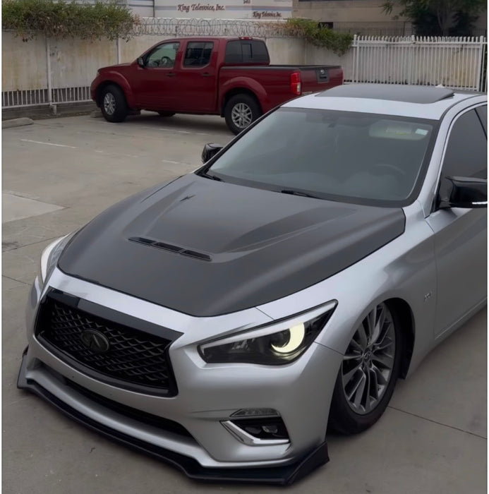 Infiniti Q50 V2 GTS Style Carbon Fiber Hood