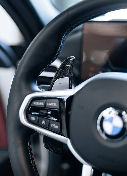 BMW Carbon Fiber Paddle Shifter Extensions