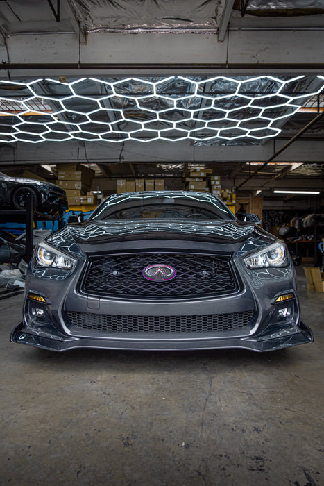 Q50 Carbon Fiber Red sport Bumper