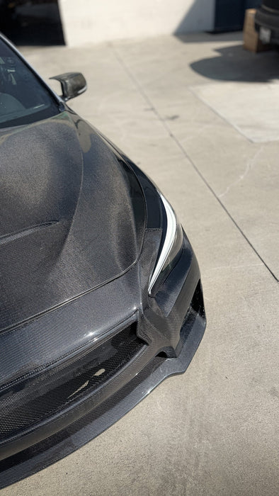 Q50 14-17 Sport Style Carbon fiber front bumper