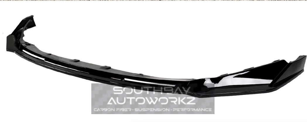 BMW G8X G80 G82 M3 M4 V STYLE 3 PC GLOSS BLACK FRONT LIP SPLITTER