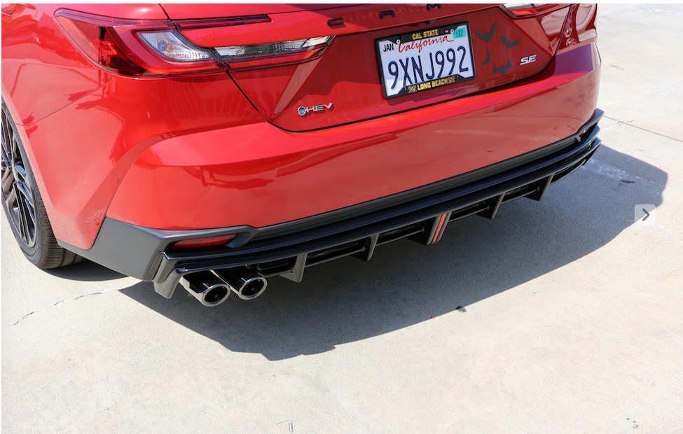 2025-2026 Toyota Camry SE / XSE CTM Gloss Black LED Diffuser