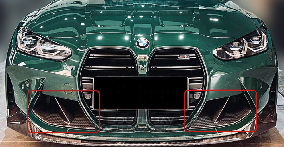 BMW G8X M3 M4      FRONT BUMPER AIR DUCTS