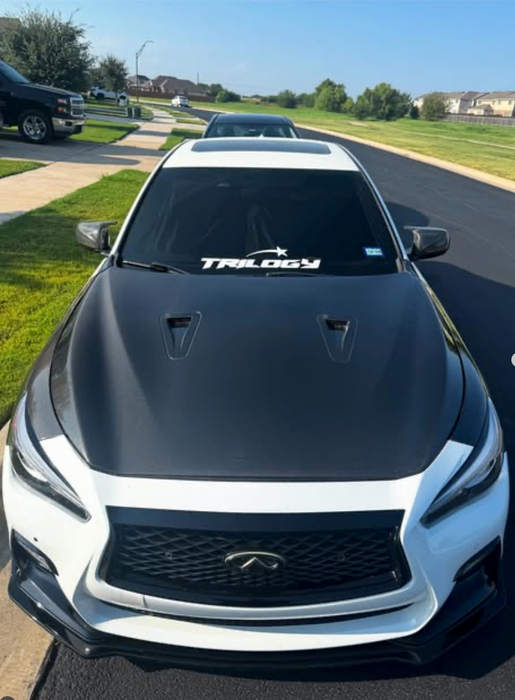 Infiniti Q50 GTR Style Carbon Fiber Hood