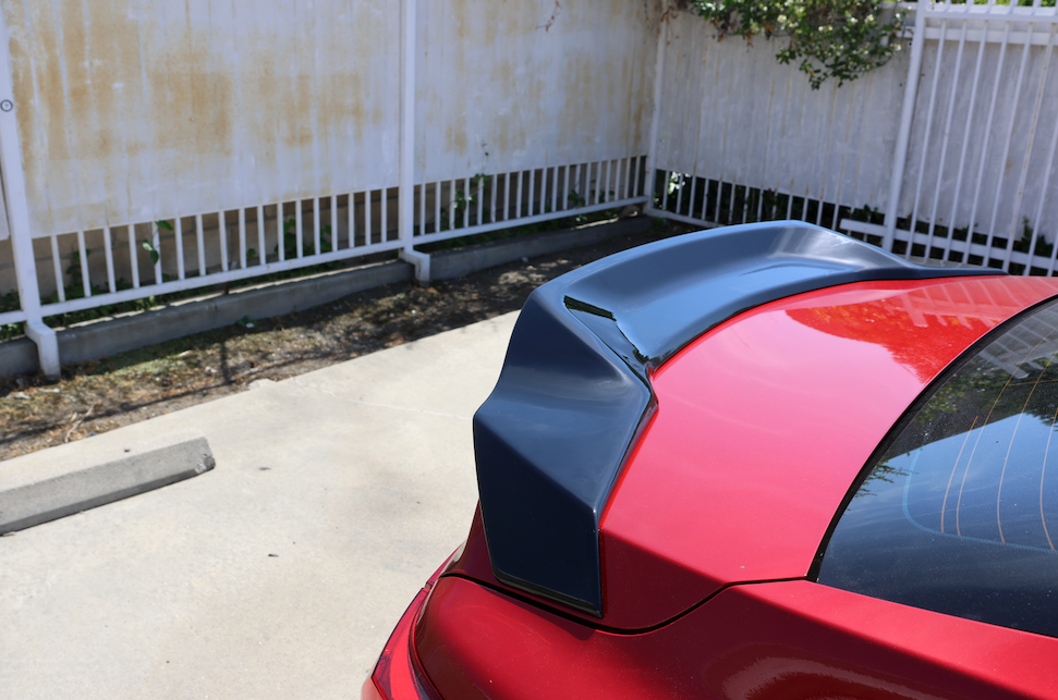 2025-2026 Toyota Camry LE / SE / XSE R Style Gloss Black High Kick  Spoiler