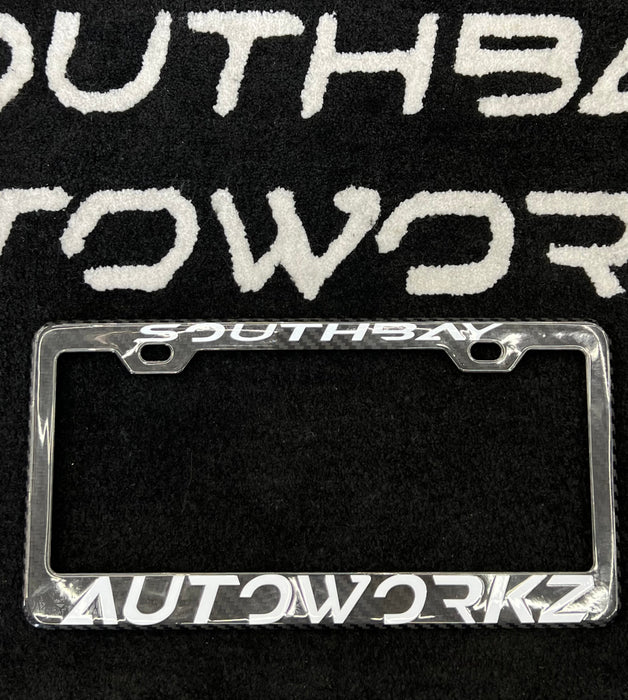 Southbay Autoworkz Carbon fiber license plate