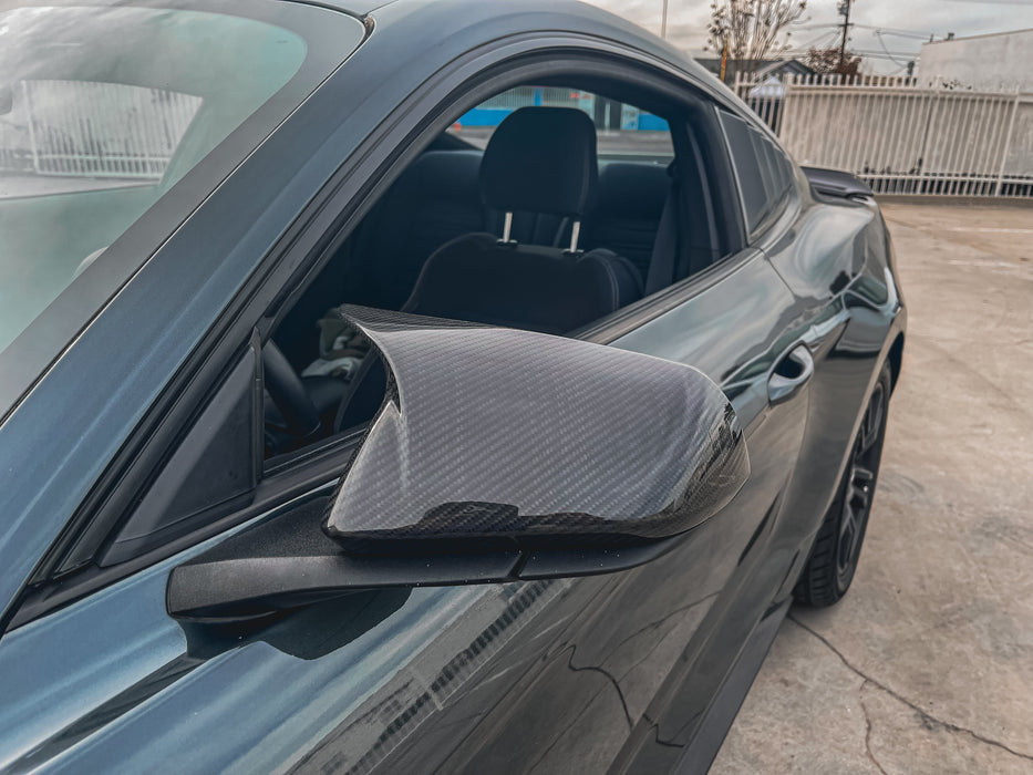 15-20 Mustang Carbon Fiber M-Style Mirror Covers