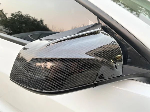 Tesla Model 3 Carbon Fiber M Style Mirror Replacement Caps