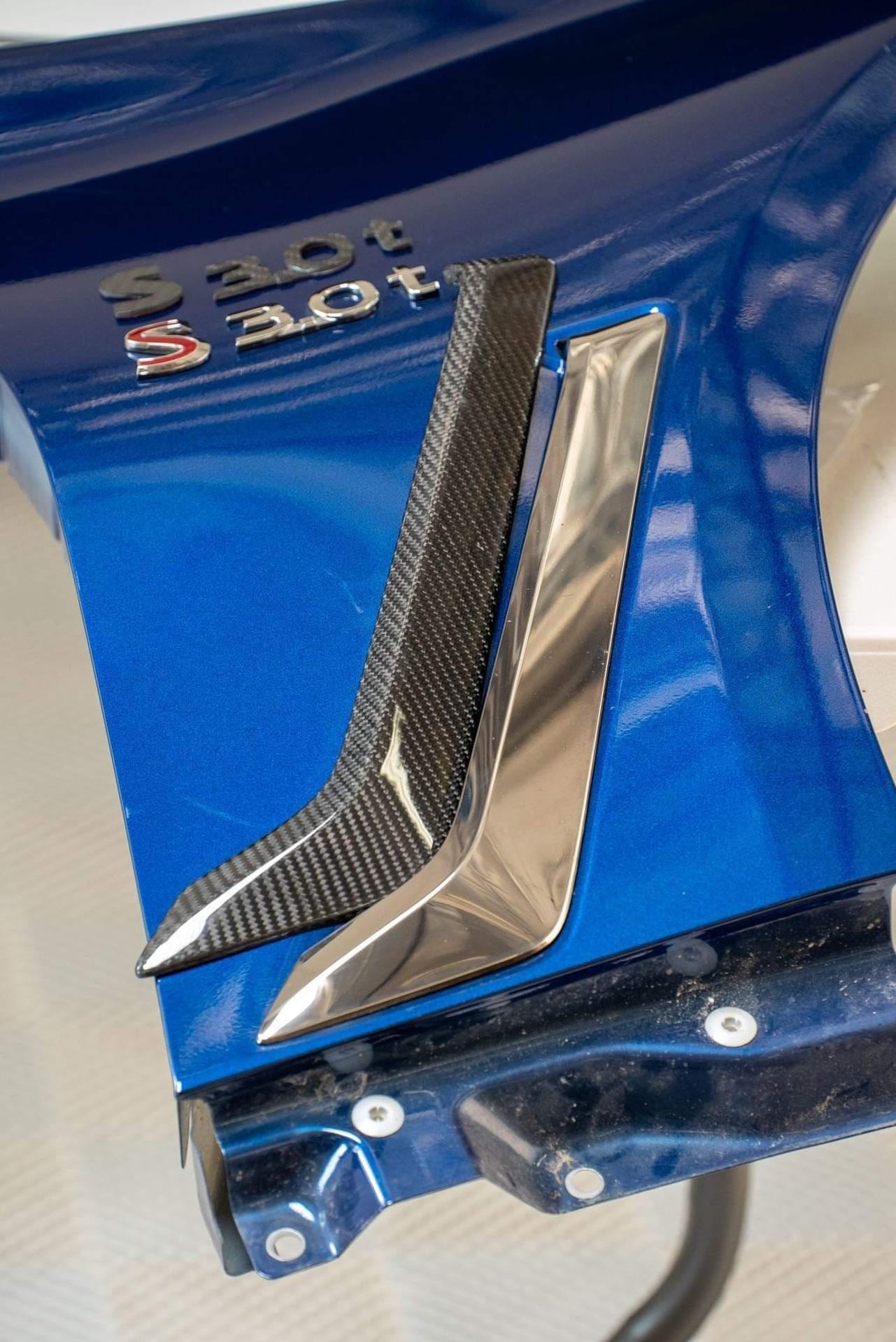 Q60 Carbon Fiber Fender Chrome Delete — Southbay Autoworkz