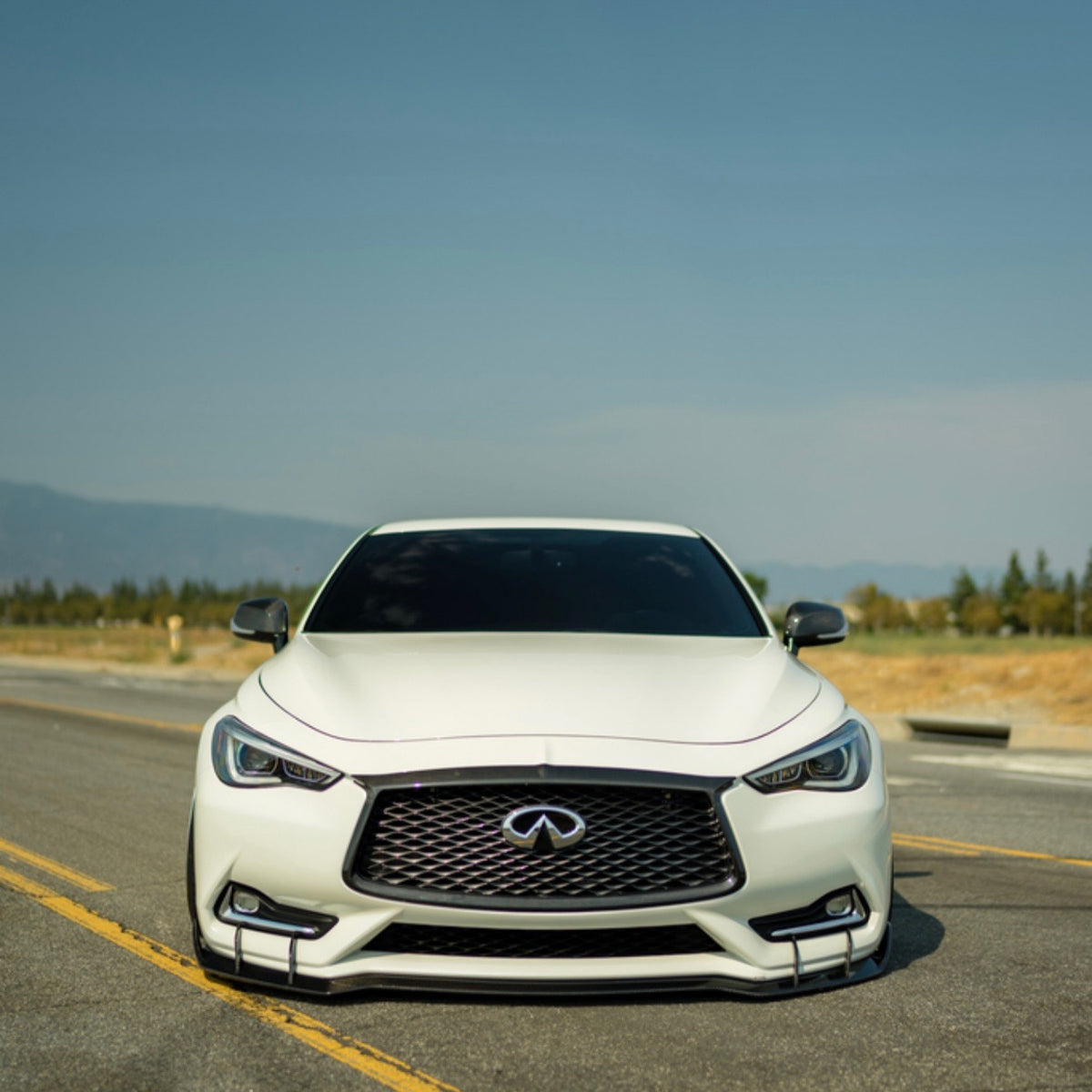 Q60 Carbon Fiber Grill Overlay — Southbay Autoworkz