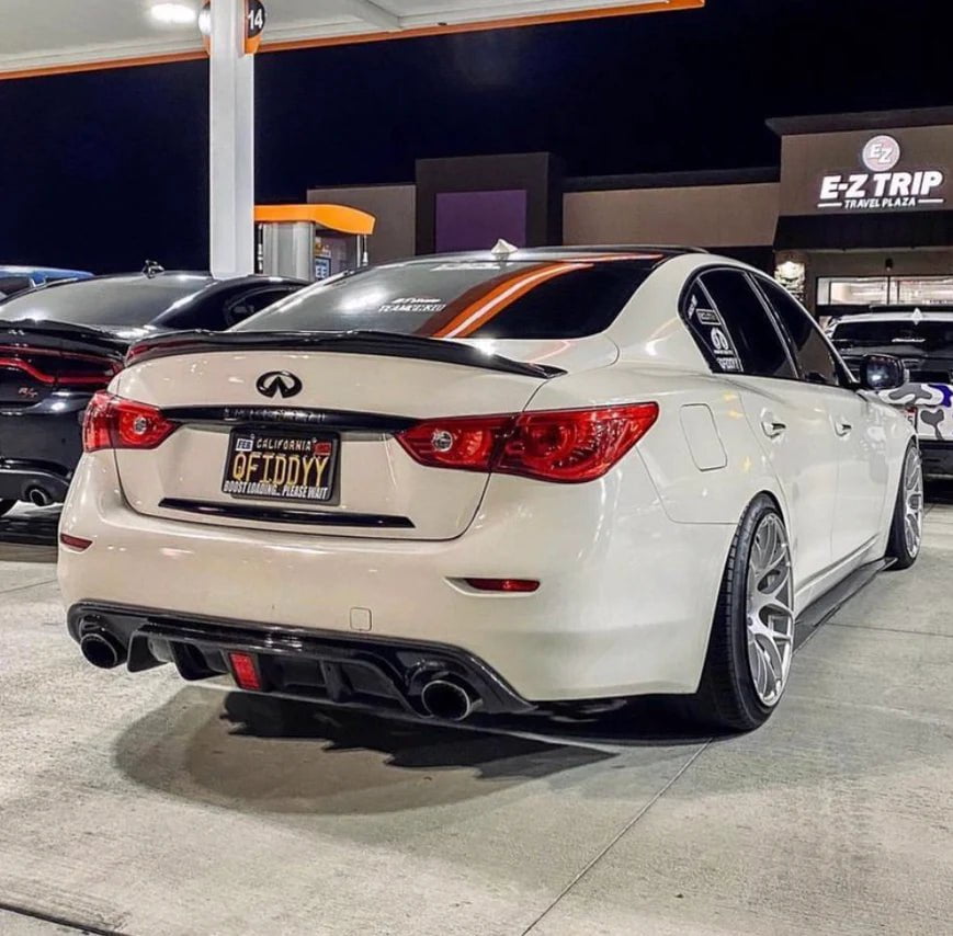 Q50/Q60 Carbon Fiber LED Diffuser & PSM Spoiler — Southbay Autoworkz