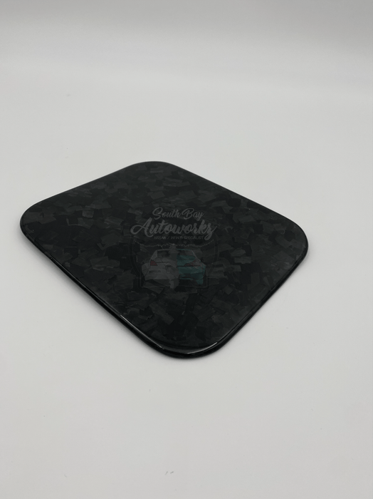 Q50 Forged Carbon gas cap cover overlay!