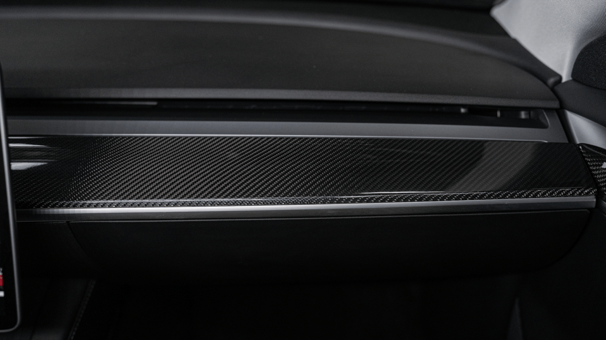 Tesla Model 3 & Y Carbon Fiber Dash Cover — Southbay Autoworkz