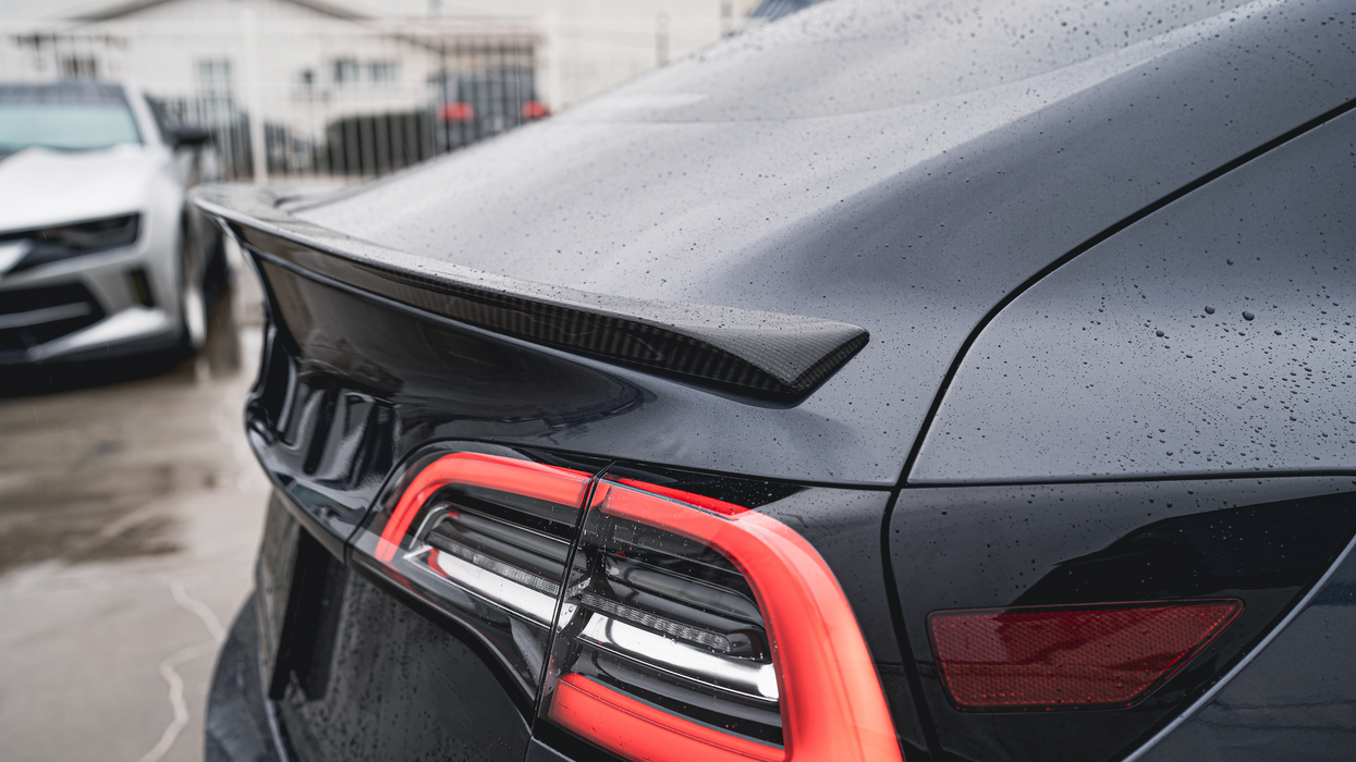 Tesla Model 3 Carbon Fiber performance style  Spoiler