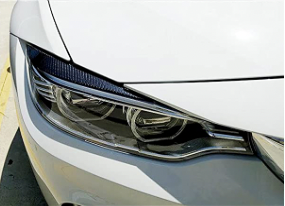BMW Carbon fiber eyelids