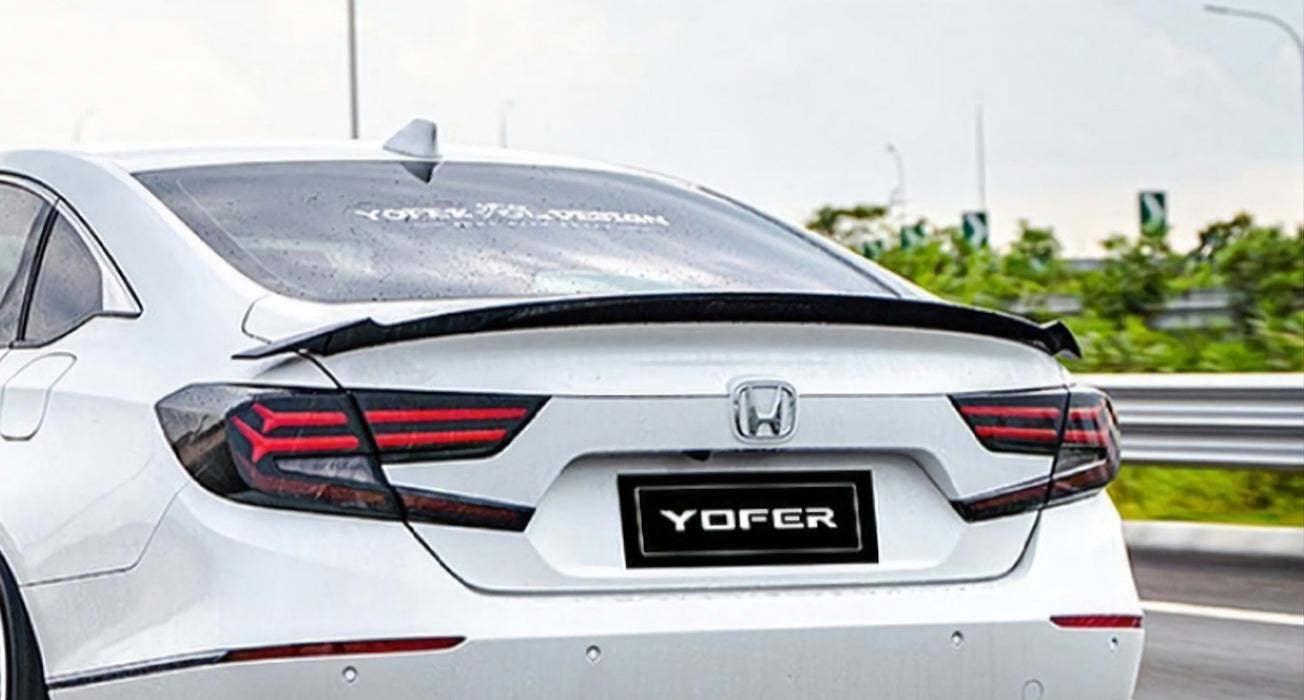 Yofer 18-22 Honda Accord Gloss Black V3 Spoiler
