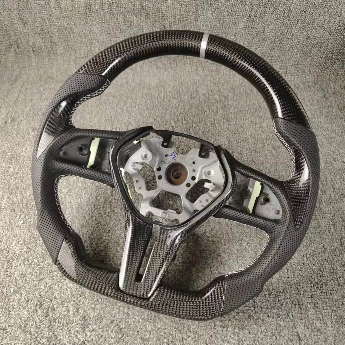 Q50 and Q60 carbon fiber steering wheel — Southbay Autoworkz
