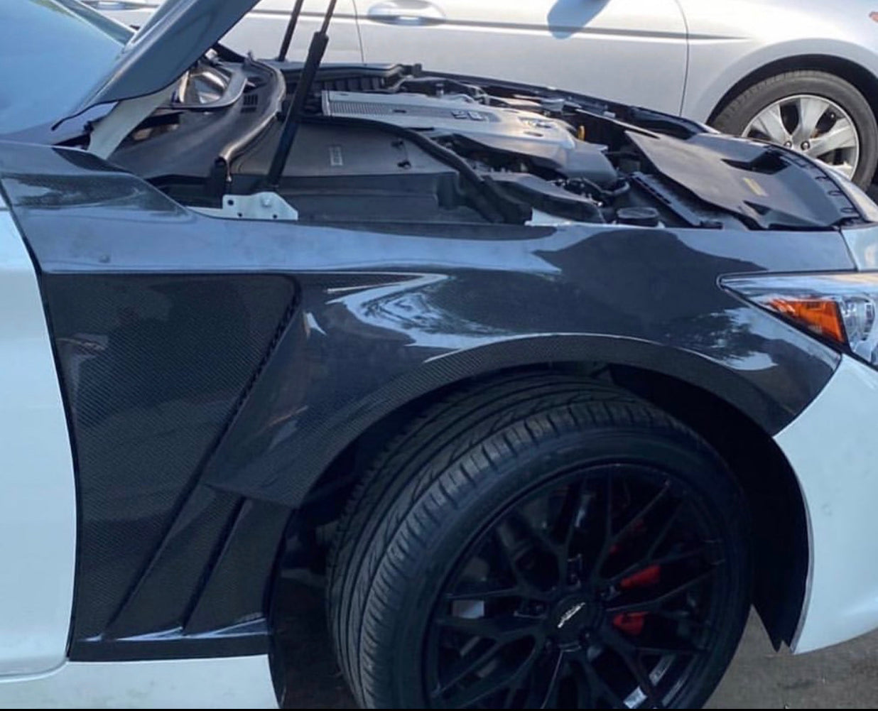 Q50 V1 Carbon Fiber Fenders — Southbay Autoworkz