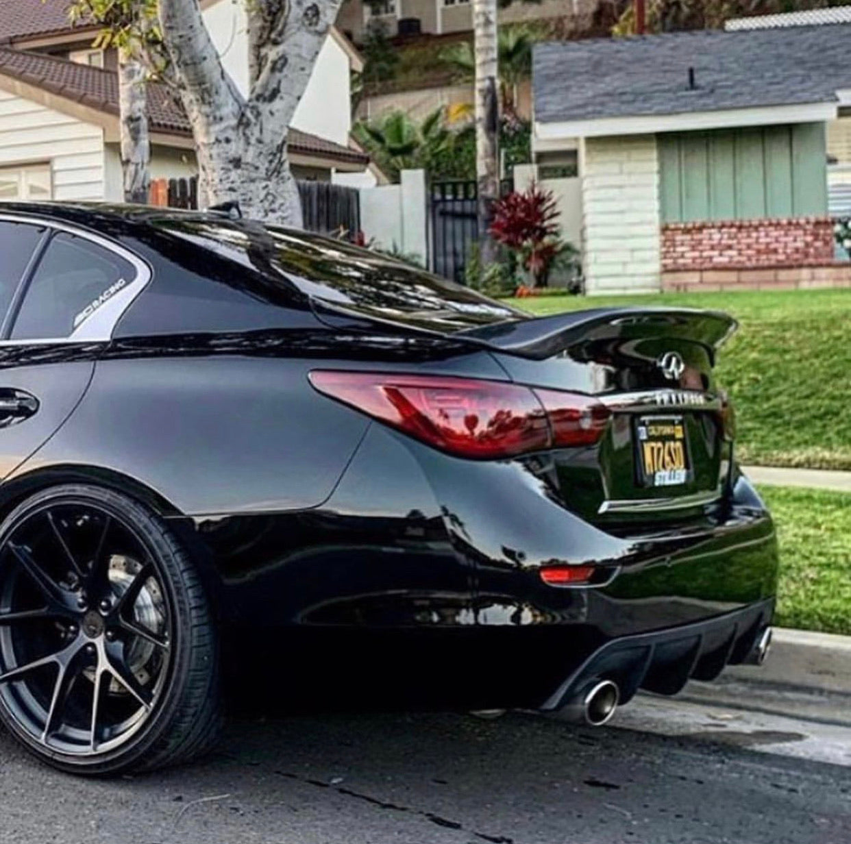 Q50 Duckbill Carbon Fiber Spoiler — Southbay Autoworkz