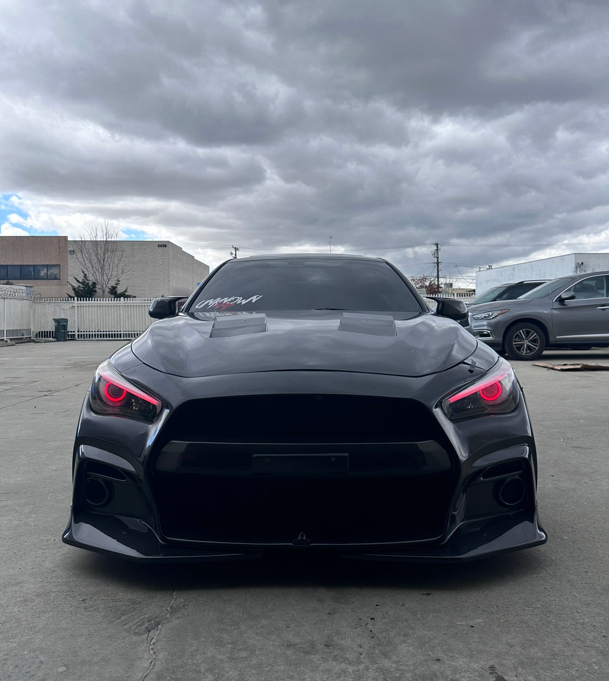 Blitz kouki Q50 bumper — Southbay Autoworkz