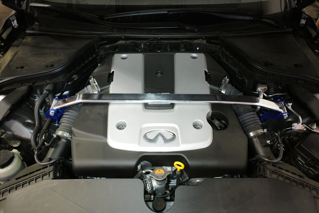 Megan Racing Strut Bar Infiniti Q50 [Front - Race Spec] (2014-2019) Upper