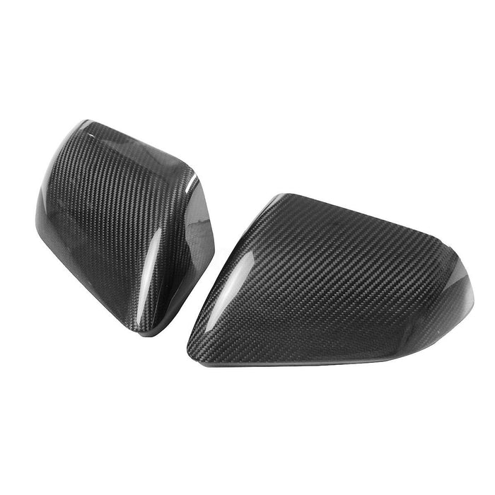 CARBON FIBER MIRROR COVERS FOR 15-20 FORD MUSTANG