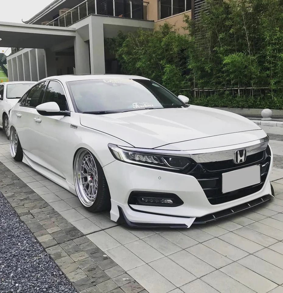 Front Bumper Lip Splitter Kit For 2018-2020 Honda Accord – Painted Modern Steel Metallic